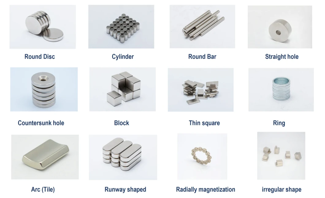 Hollow Pot NdFeB Ferrite AlNiCo SmCo Custom Mounting Magnets