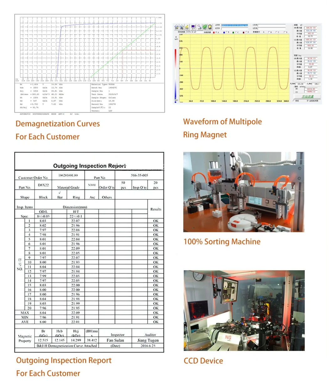 Arc Sdm Sea Pallet / Air Carton Express Packaging Ferrite Block Round Magnet