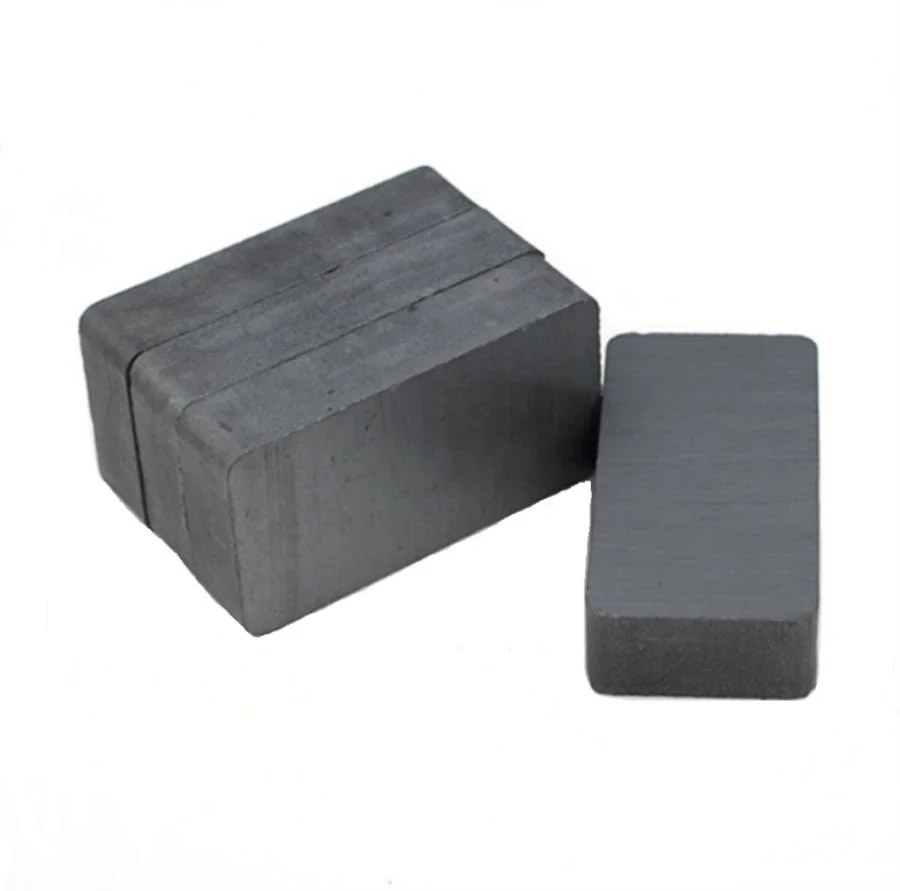 Manufacture of Permanent Magnets Large Round Magnet and Ring Ferrite Magnets